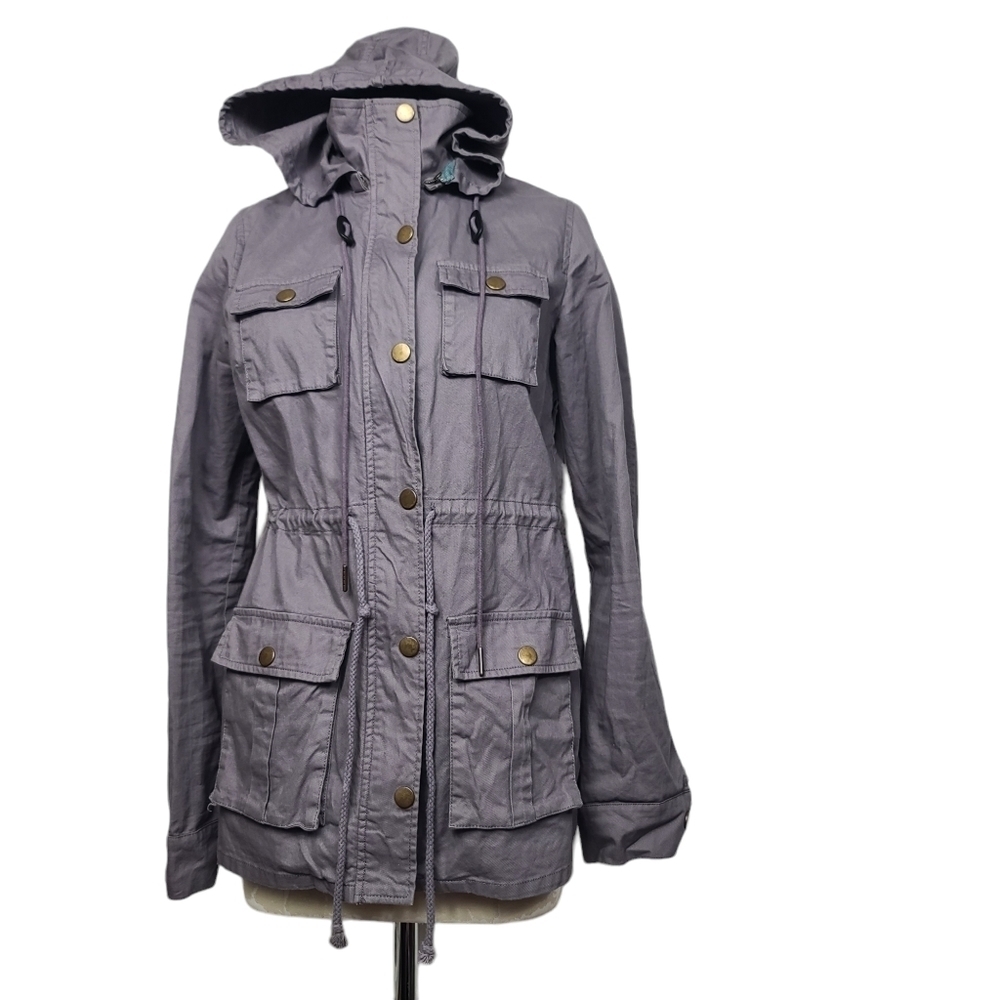 41 Hawthorn Stitch Fix Utility Full Zip & Snap Button Hooded Jacket M